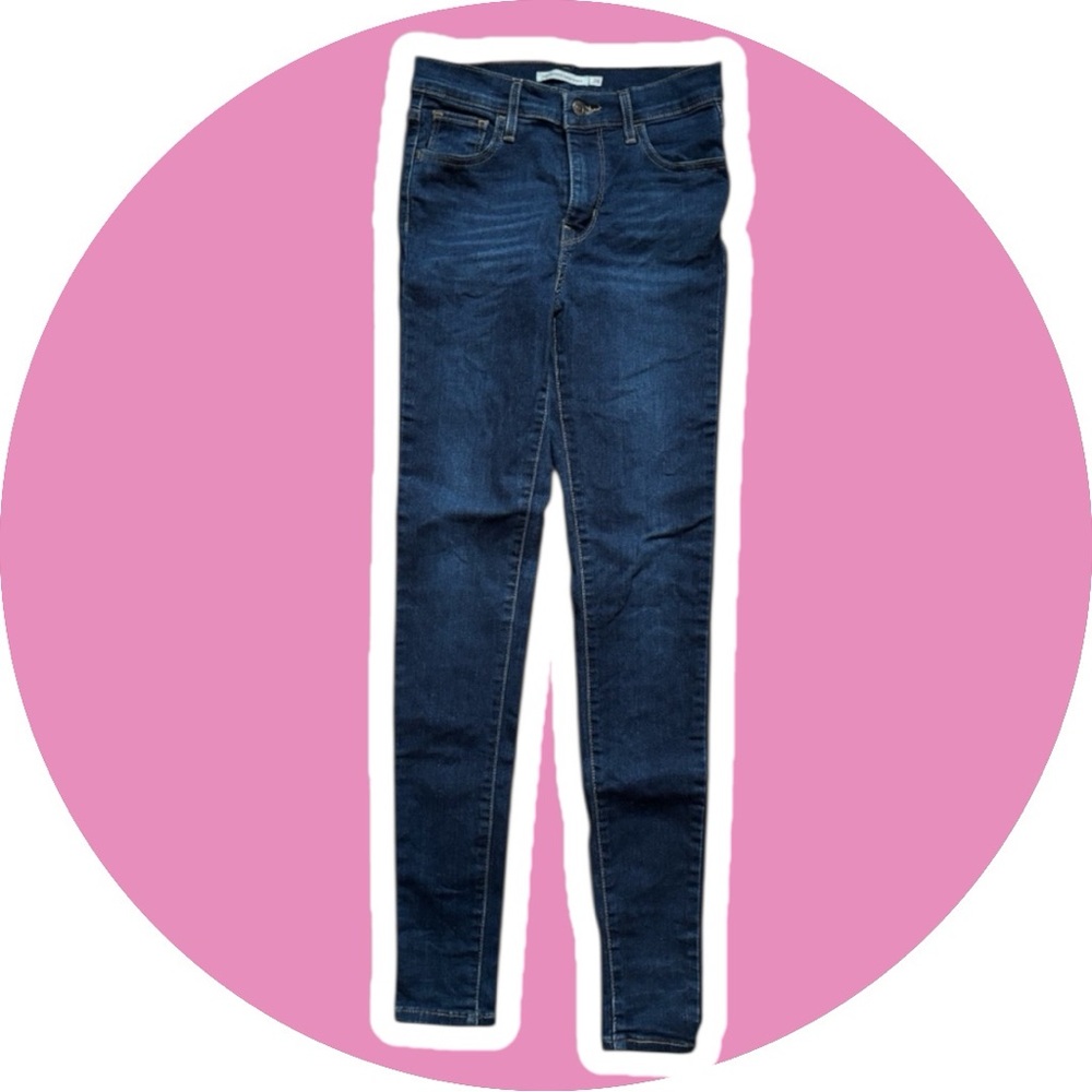 Levi's Dark Wash Skinny Jeans - Deep Indigo